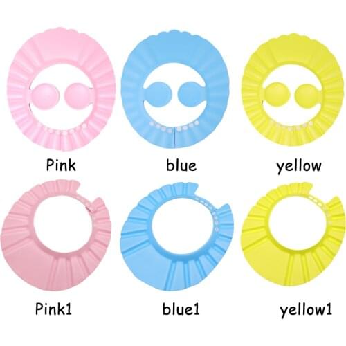 Adjustable Baby Shower Protect Eye Waterproof Infant Shampoo Shield Ear Protection Cap Head Hat for Newborn