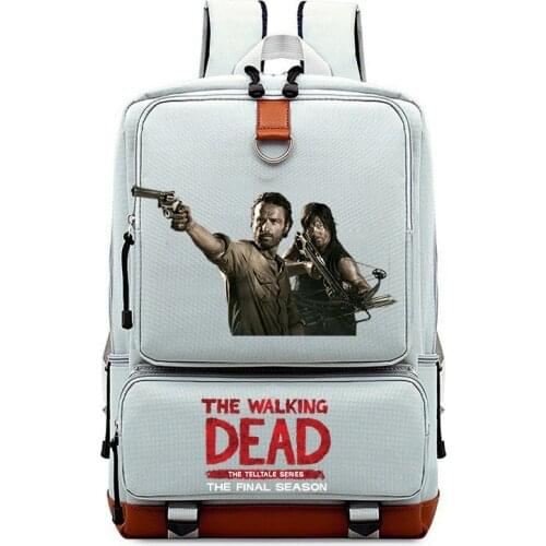 The Walking Dead Backpack Boys Girls Students School Bag Daily Travel Backpacks Large Capacity Laptop Bookbag Mochila