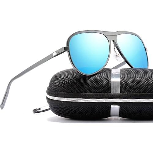 Sports Al-mg Ultralight Mirror Sun Glasses Polarized Sunglasses Custom Made Myopia Minus Prescription Polarized Lens -1 to -6