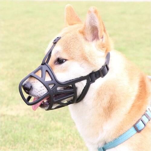 Comfy Soft Silicone Pet Dog Muzzle Breathable Basket Muzzles for Small Medium Large and X-Large Dogs Stop Biting Barking Chewing