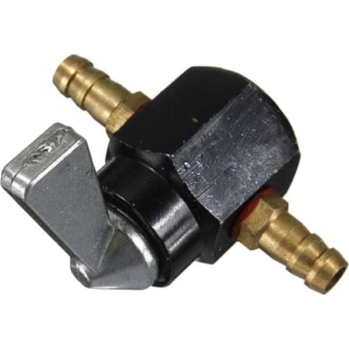 Universal 1/4 inch Motorcycle Bike ATV Shut Off in-Line Valve Petrol On-Off Fuel Tap