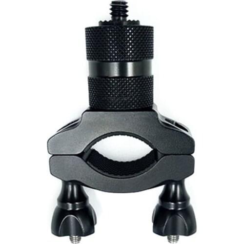 Bike Handlebar Mount Clip Tripod Clamp Holder Grip Mount Aluminum Alloy Bicycle Motorcycle O-shaped Clamp Compatible with Hero