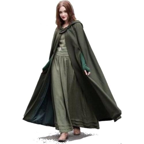 Fashion Oversized Winter Autumn Cloak Belt Hooded Women jacket Elegant Punk Cool Gothic Female Long Coat Jackets Outwear Tops