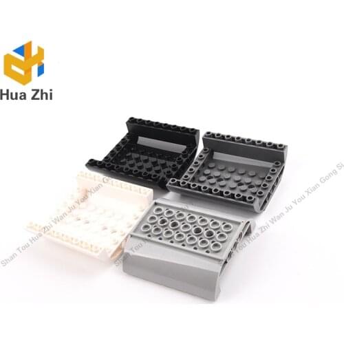 Building Blocks Parts 54091 1PCS Slope Curved 8 x 8 x 2 Inverted Double LEGOING MOCS Education