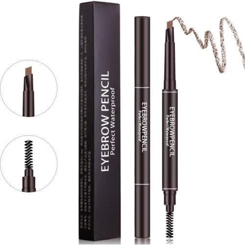 5 Color Eyes Makeup Brows Long Lasting Easy to Wear Waterproof Pigment Brand 3D Auto Eyebrow Pencil Eye Brow Tint Makeup