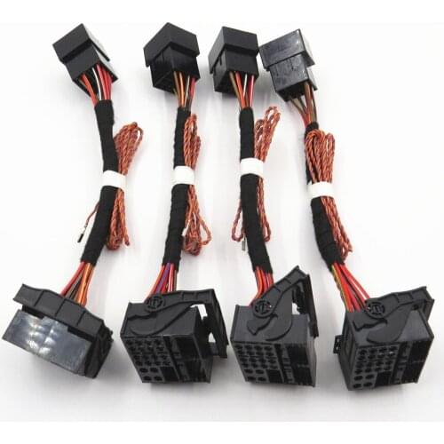 4 Pcs Canbus Adapter Converter Cable Bus of RCD510 CD Player, Suitable for Passat B6 Golf MK5 MK6 Beetle Polo Scirocco Tiguan CC
