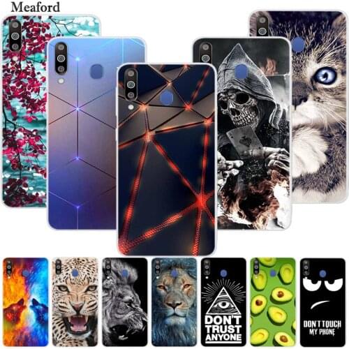 For Samsung Galaxy M30 Case Luxury Silicone TPU Soft Cover Phone Case For Samsung M31 M32 Shockproof Cute Bumper Funda Coque