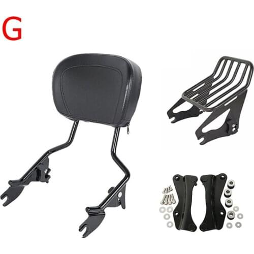 Motorcycle Detachable Sissy Bar Luggage Rack Docking Kit For Harley Touring Road King Street Glide Road Glide 2014-2020