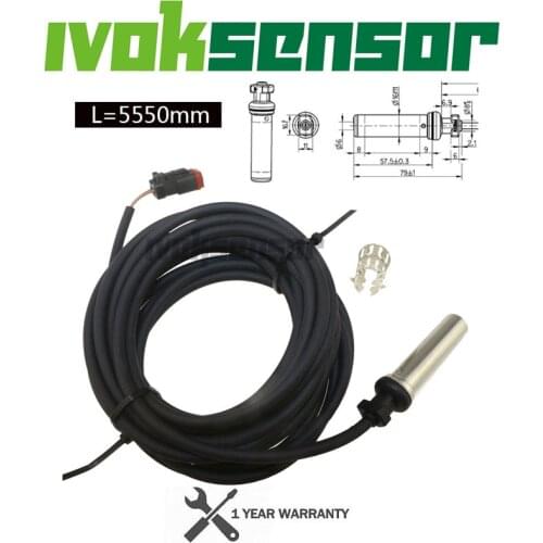 L=5550mm Front ABS Sensor,Anti-Lock Brake System Sensor,Wheel Sensor For For TRUCKS RENAULT VOLVO 4410323490 7420916171 21363493