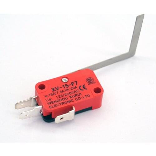 XV-15-F7 15A 125VAC NO+NC Micro Switch Simulated Big L Lever Type IP40