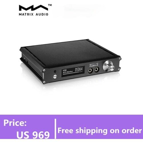 MATRIX QUATTRO II 32Bit/384kHz DAC & Pre amp & Headphone Amplifier with Remote Control
