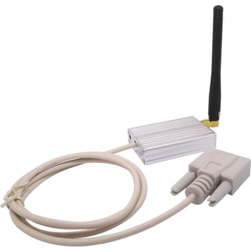 Diy Kit Wireless Transceiver Module Kit SV614 RS232 DB9 port 433/470/868/915 MHz 100mW Si4432 RF Transciever Module+Antenna