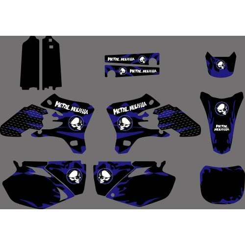 NICECNC Team Background Graphic Sticker Decals Kit For Yamaha YZ250F YZ450F YZF250 YZF450 2003 2004 2005 Motor Matching Decal