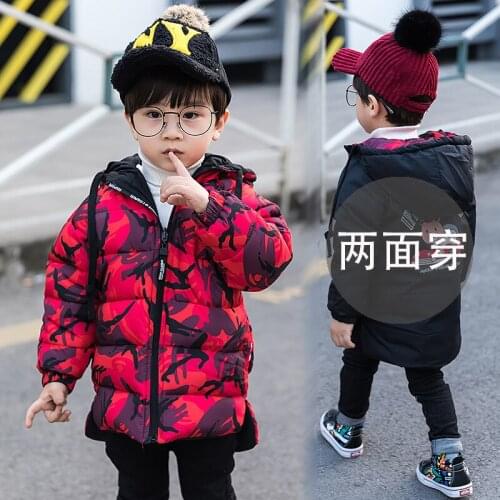 2020 Autumn Winter Boy Parkas Double Wearable Clothes Baby Boy Clothes Kids Down Jacket