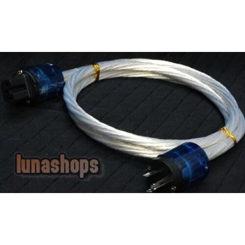 Custom Handmade Acrolink Silver Plated Power cable For Tube amplifier CD Player AK-bs675 LN002812