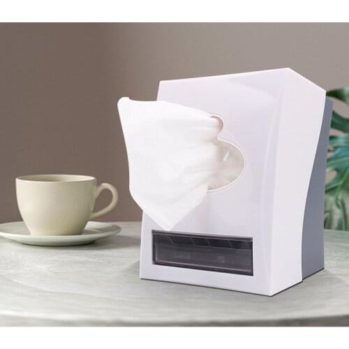Practical Table Top Restaurant Tissue Dispenser Napkin and Toothpick Holder Paper Roll Holder for Hotel