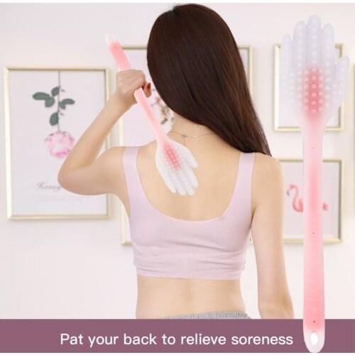 Silicone Stick Scraping Back Telescopic Scratching Back Massager Kit Body Gua Sha Extendable Telescopic Itch Relax Massage Tool