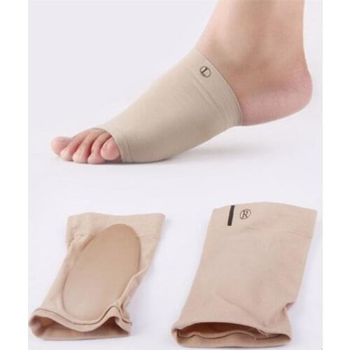 1Pairs Correct Pad Arches Footful Orthotic Arch Support Foot Brace Flat Feet Relieve Pain Comfortable Shoes Orthotic Insoles