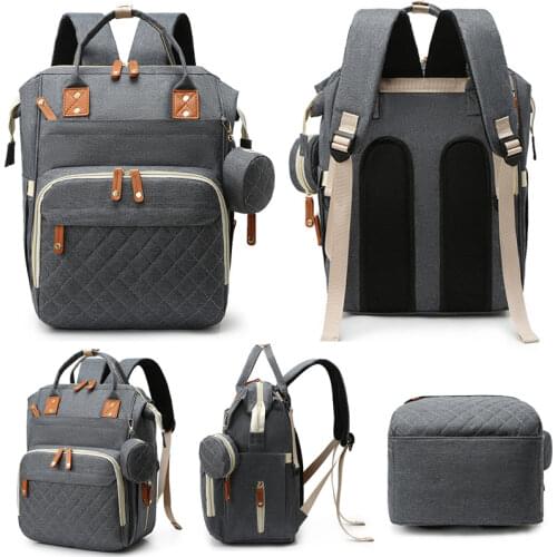 Diaper Bag Backpack Baby Nappy Changing Bags Waterproof Travel Back Pack with Changing Pad Stroller Straps Pacifier Case