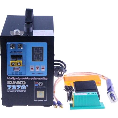 SUNKKO 737G+ Battery Spot Welder 4.3KW High Power Automatic Spot Welding Machine For 18650 Lithium Batteries Pulse Spot Welders