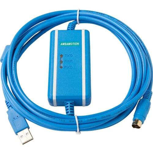 USB-QC30R2+ Programming CableFor MELSEC Q Series PLC Goldplated Isolated Version