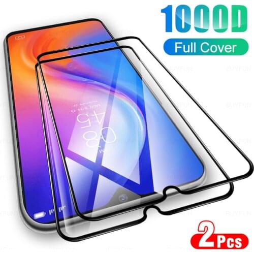 2Pcs Full Cover Tempered Glasses For Tecno Spark 6 Go Glas Protective Glass Phone Film For Camon 15 Pro 12 Air 12Air 15Pro 6Go