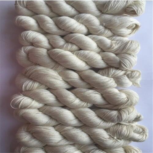 1kg/lot Natural undyed silk merino Yarn dk Hand Knitting silk merino Yarn For Sweater Scarf
