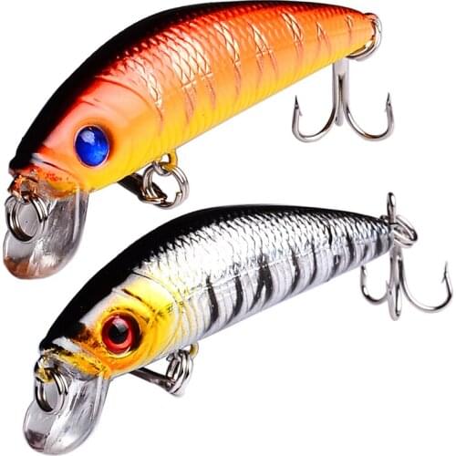 1PCS Minnow Fishing Lure 70mm/7.6g Topwater Hard Bait Wobbler Crankbait Jig Carp Striped Bass Pesca Fishing tackle SwimBait Lure
