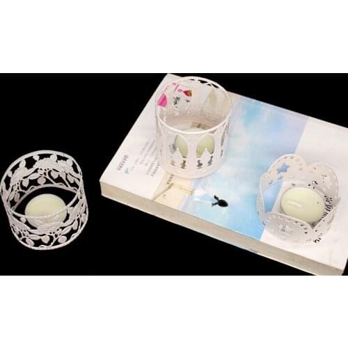 1PC Vintage Moroccan Christmas Candle Holder Iron Hollow Snowflake Tree Deer Home Party Decoration MK 029