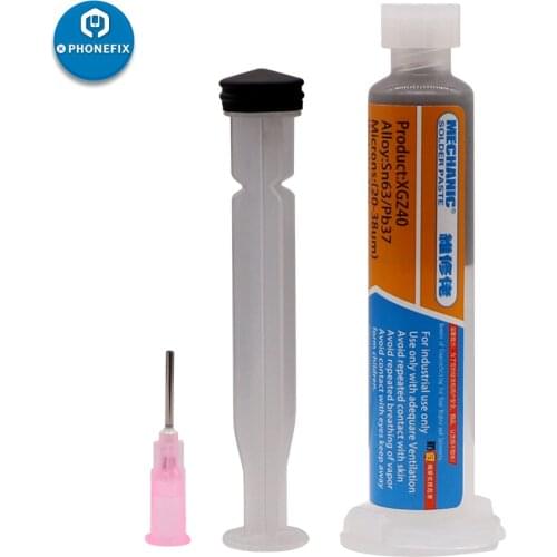 10ml Mechanic Solder Tin Paste XG-Z40 Sn63/Pb37 Solder Paste Flux for iPhone phone Computer BGA Soldering Repair Computer
