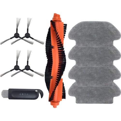 10PCS Main brush cleaning tool side brush for mijia wet robot vacuum cleaner robot cleaning cloth STYJ02YM parts