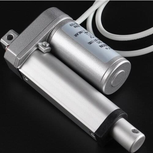 100mm stroke DC motor 220V AC electric putter 12V 24V lifting telescopic rod window chamber
