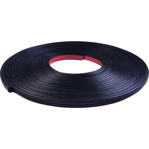 5m Self Adhesive Weather Stripping Automotive Rubber Weatherstrip Seal B Shape Automobile Seal Soundproof Strip Car Dust Strip