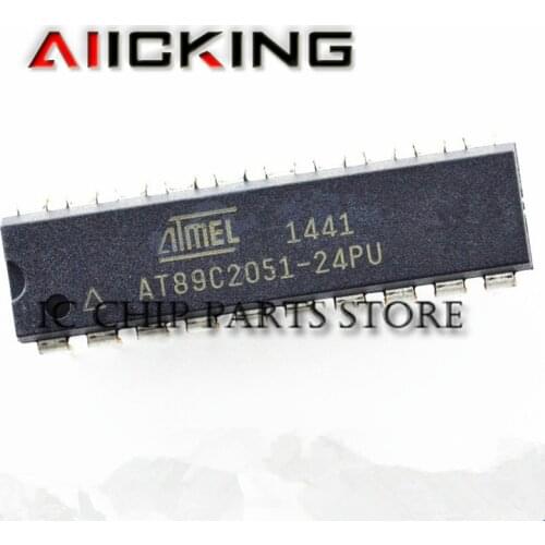 5pcs AT89C2051-24PU MCU 8 8051 2K Flash original DIP-20 AT89C2051 24PU In Stock