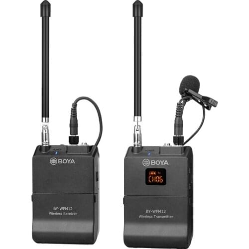 BOYA Wireless Microphone WFM12 MIC condenser microfono condensador Wireless Matched for Camera Video Sudio for Youtube Recording
