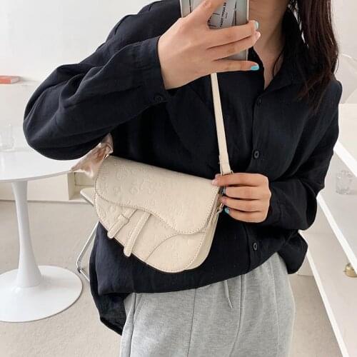 YOUSE Brand 2021 Summer New Versatile Bag Female Fashion Bags Versatile Retro Shoulder Bags Saddle Bags Designer Bags Luxury