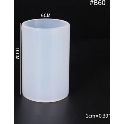 DIY Crystal Epoxy Mold UV Resin Dried Flower Decoration Hex Cylindrical Mould