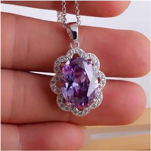 Europe droplets CZ long necklace / sweater chain female models wild luxury fashion jewelry