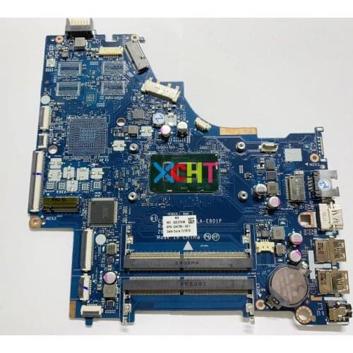 For HP 15-BS Series 15T-BR000 924749-601 924749-001 UMA i3-7100U LA-E801P Laptop Motherboard Mainboard Tested