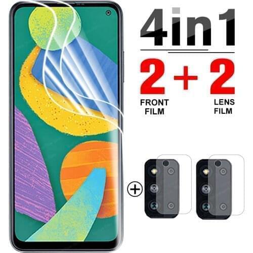 4-in-1 Hydrogel Film for Samsung Galaxy F52 5G Screen Protector Protective film For Svmsung F 52 E5260 6.6" safety not glass