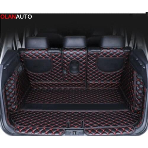 Leather car trunk mat for volkswagen tiguan 2016 2017 2018 2019 2020 2nd vw cargo liner