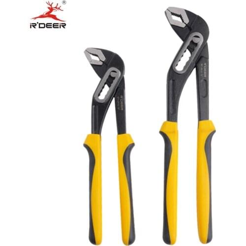 RDEER 10''/12'' Water Pump Pliers Adjustable Wrench Combination Pliers Grip Pipe Wrench Groove Plier Plumbing Tools 1PC