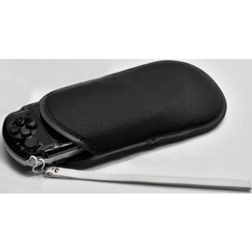 Soft Cloth Protective Carrying Storage Bag Pouch Case+hand wrist lanyard for Sony PlayStation Portable PSP 1000 2000 3000