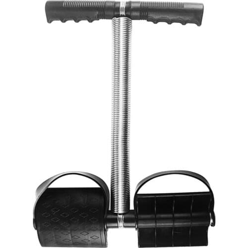 New Elastic Sit Up Pull Rope Spring Tension Foot Pedal Abdomen Leg Exerciser Tummy Trimmer Equipment Stretching Slimming