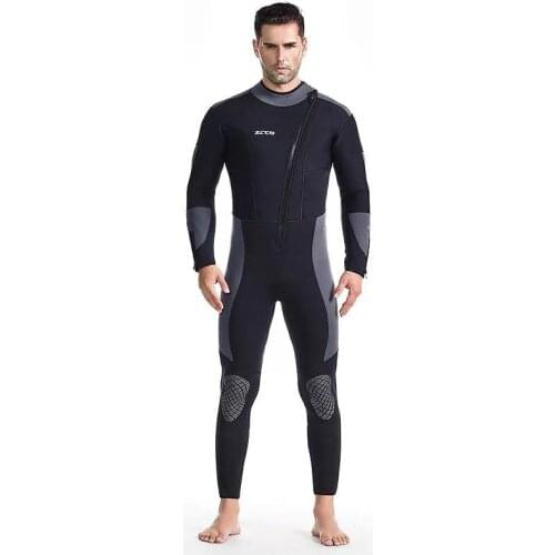 New 5mm Men Full Body Neoprene Triathlon Wetsuit Scuba Diving Wet Suit for Surfing Snorkeling Spearfishing XS-XXXXL
