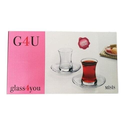 Pasabahce 12 Piece Glass You Misis Tea Set