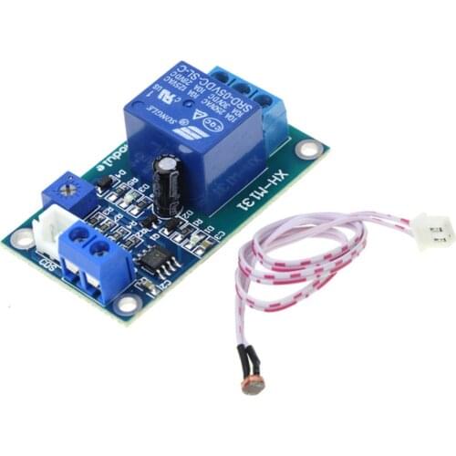 DC 5V / 12V Light Control Switch Photoresistor Relay Module Detection Sensor 10A brightness Automatic Control Module XH-M131