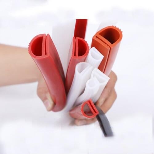 Resistant silicone seal E Type Strip Cold seal silicone profile of the freezer door seal freezer refrigerator equipment seal