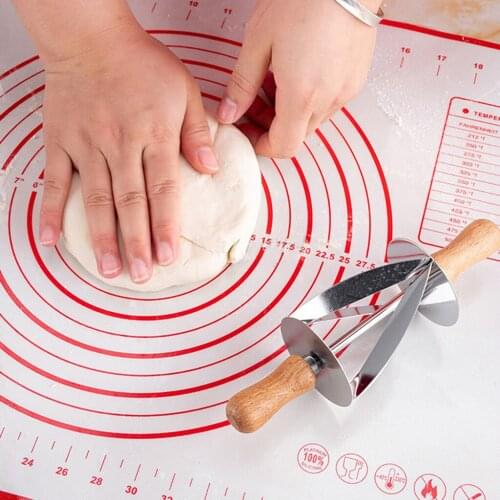 Cutter Maker Roller Slices Perfect Shaped Pastry Dough