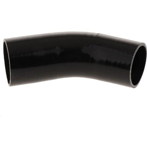 Silicone High Temperature 4-ply Reinforced 45 Degree 63mm Elbow Coupler Hose, 100 PSI Maximum Pressure